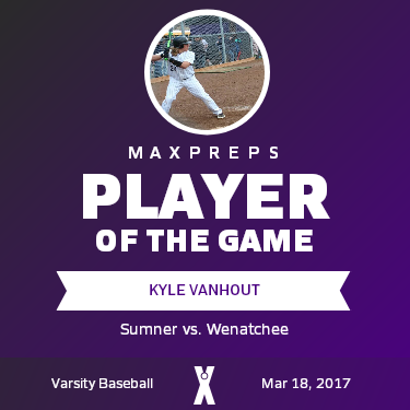 #24 Kyle VanHout Player of the Game badge