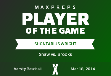 #23 Shontarius Wright Player of the Game badge