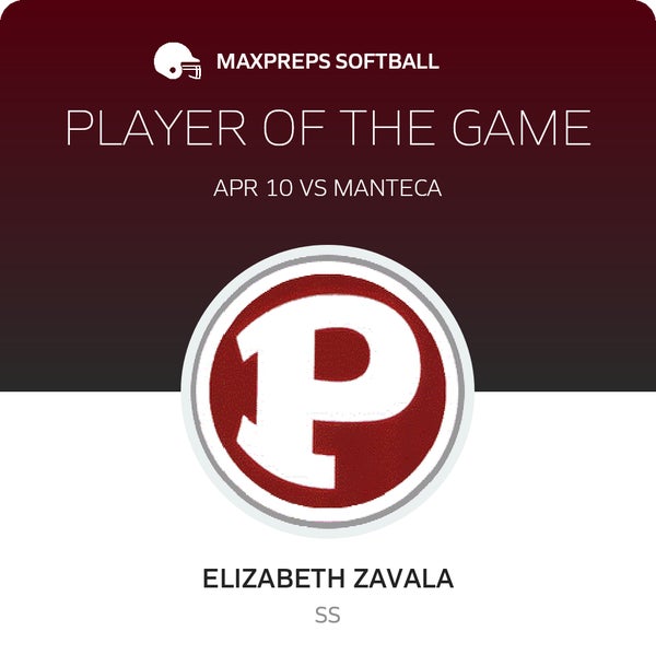 #13 Elizabeth Zavala Player of the Game badge