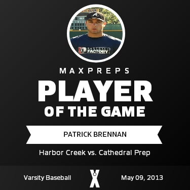 #13 Patrick Brennan Player of the Game badge