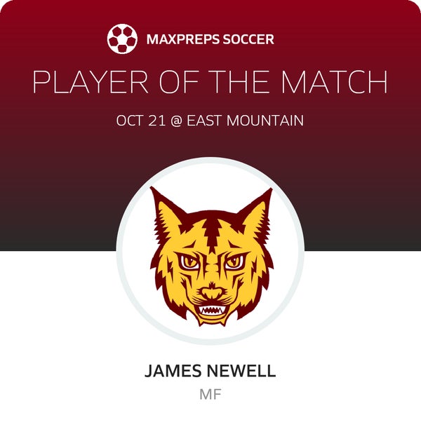 #3 James Newell Player of the Game badge