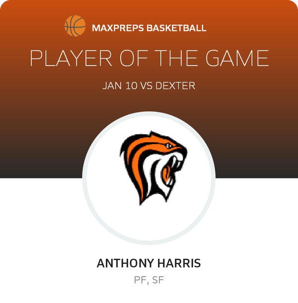 #33 Anthony Harris Player of the Game badge