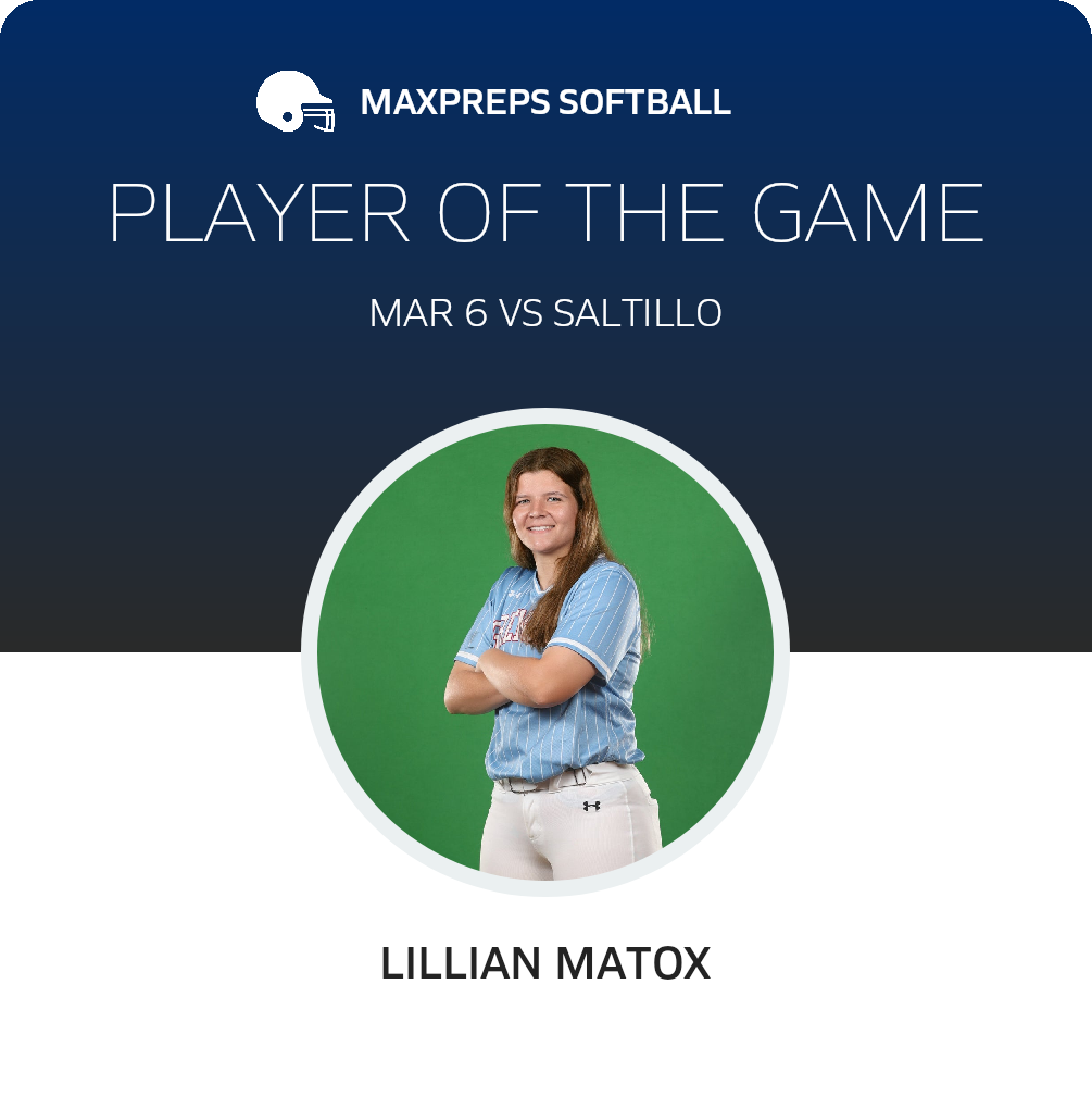 #27 Lillian Mattox Player of the Game badge