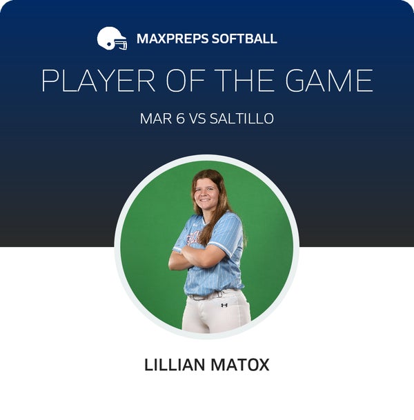 #27 Lillian Mattox Player of the Game badge