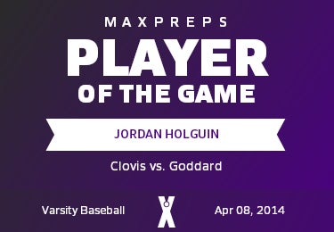 #6 Jordan Holguin Player of the Game badge