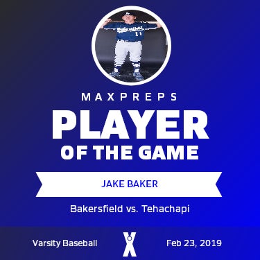 #11 Jake Baker Player of the Game badge