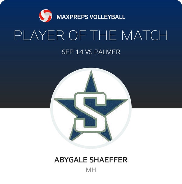 #16 Abygale Shaeffer Player of the Game badge