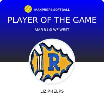 #18 Liz Phelps Player of the Game badge