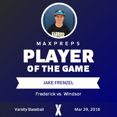 #10 Jake Frenzel Player of the Game badge