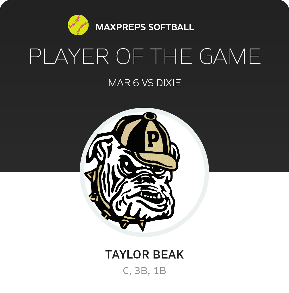 #15 Taylor Beak Player of the Game badge