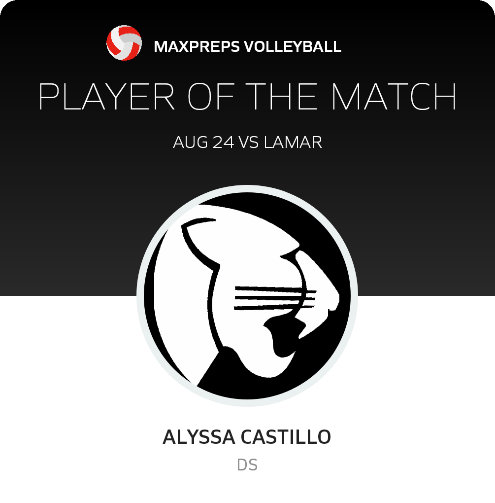#2 Alyssa Castillo Player of the Game badge