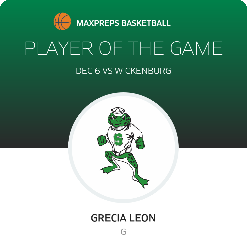 #24 Grecia Leon Player of the Game badge