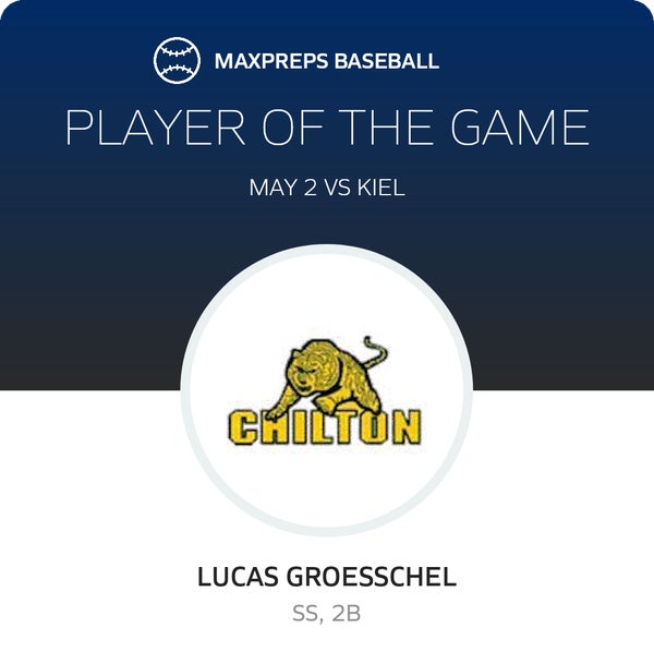 #9 Lucas Groesschel Player of the Game badge