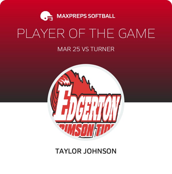 #7 Taylor Johnson Player of the Game badge