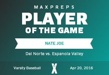 #21 Nate Joe Player of the Game badge