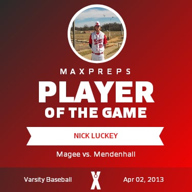 #23 Nick Luckey Player of the Game badge