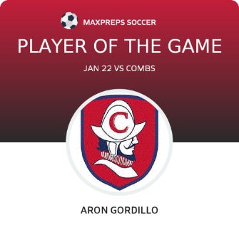 #2 Aron Gordillo Player of the Game badge