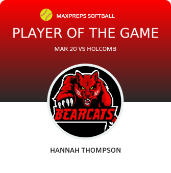 #16 Hannah Thompson Player of the Game badge
