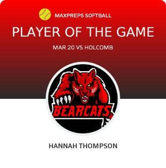 #16 Hannah Thompson Player of the Game badge