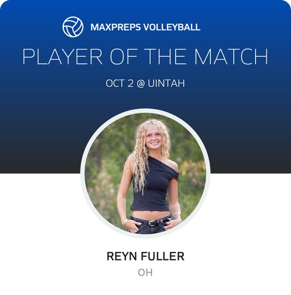 #12 Reyn Fuller Player of the Game badge