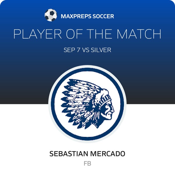 #5 Sebastian Mercado Player of the Game badge