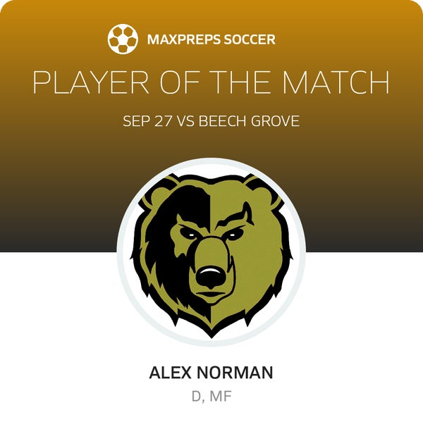 #16 Alex Norman Player of the Game badge