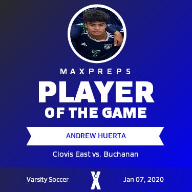 #7 Andrew Huerta Player of the Game badge