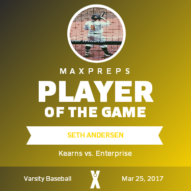 #9 Seth Andersen Player of the Game badge