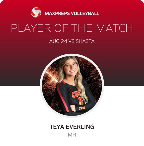 #5 Teya Everling Player of the Game badge