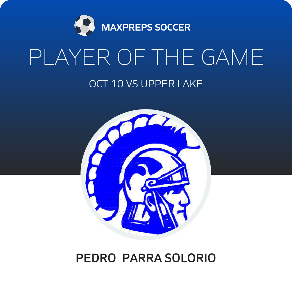#17 Pedro Parra Solorio Player of the Game badge