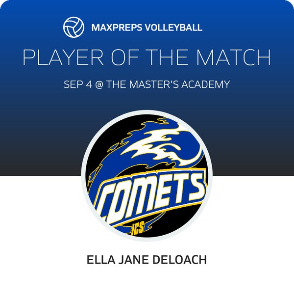 #23 Ella Jane DeLoach Player of the Game badge