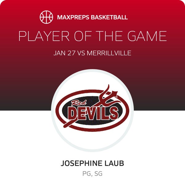 #4 Josephine Laub Player of the Game badge