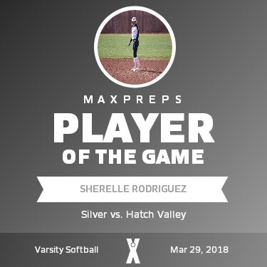 #18 Sherelle Rodriguez Player of the Game badge
