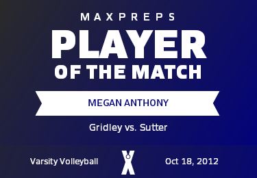 #3 Megan Anthony Player of the Game badge