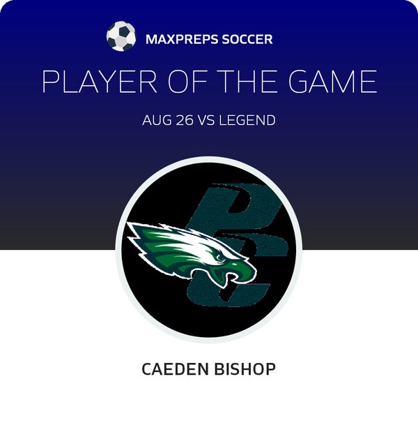 #17 Caeden Bishop Player of the Game badge