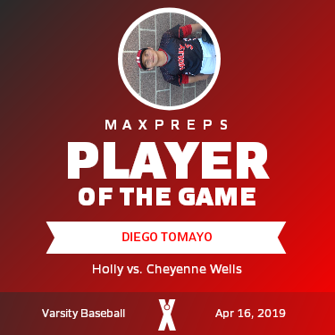 #3 Diego Tomayo Player of the Game badge