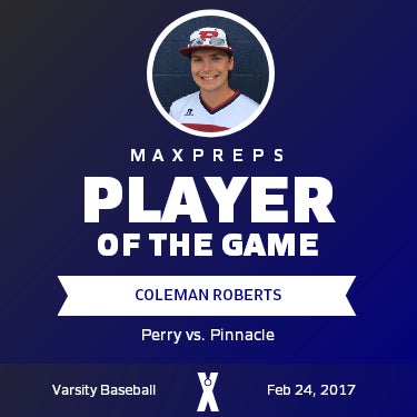#15 Coleman Roberts Player of the Game badge