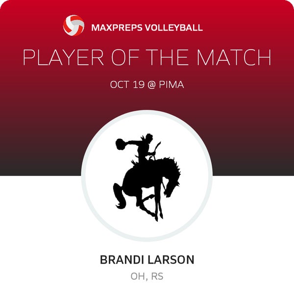 #11 Brandi Larson Player of the Game badge