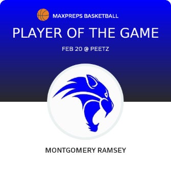 #24 Montgomery Ramsey Player of the Game badge