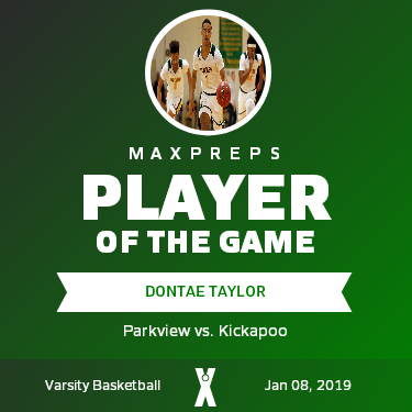 #5 Dontae Taylor Player of the Game badge