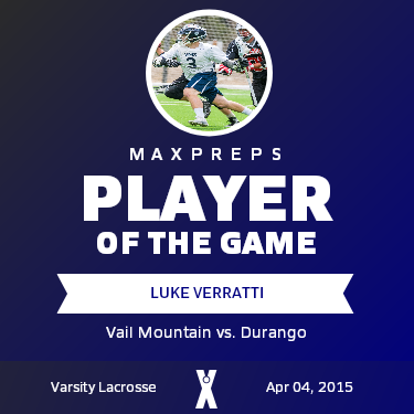 #3 Luke Verratti Player of the Game badge