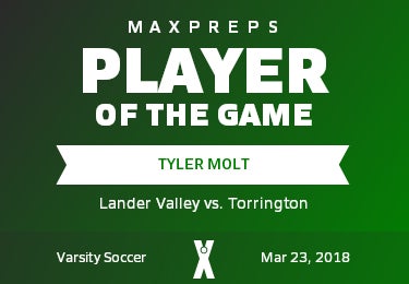 #20 Tyler Molt Player of the Game badge