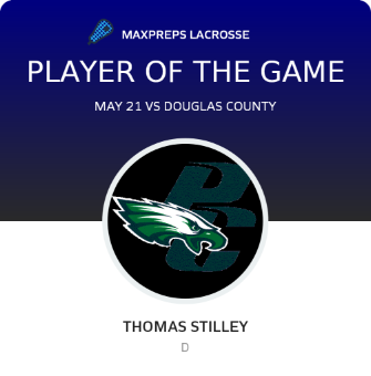 #10 Thomas Stilley Player of the Game badge