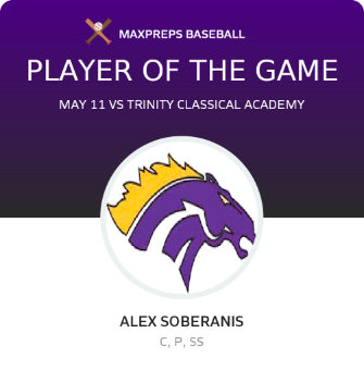 #55 Alex Soberanis Player of the Game badge