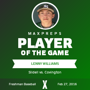#19 Lenny Williams Player of the Game badge