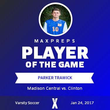 #10 Parker Trawick Player of the Game badge