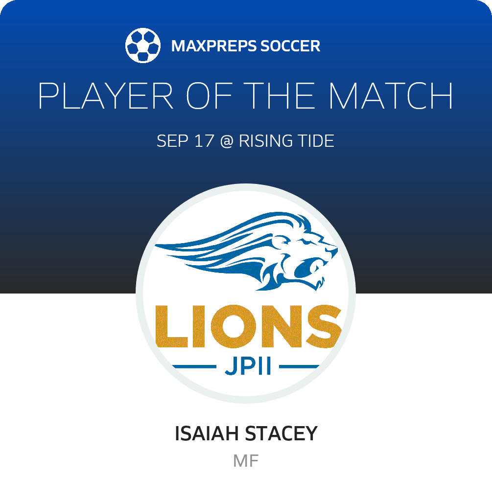 St. John Paul II vs Rising Tide | Soccer | 09/17/2026