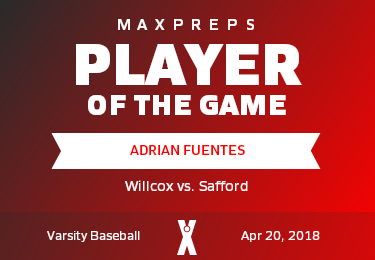 #7 Adrian Fuentes Player of the Game badge