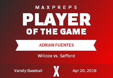 #7 Adrian Fuentes Player of the Game badge