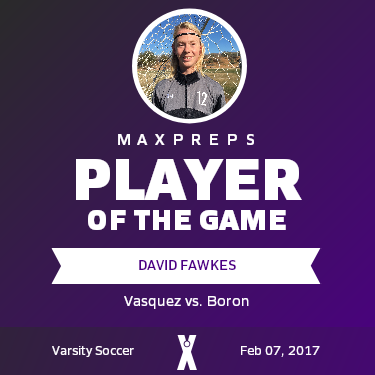 #12 David Fawkes Player of the Game badge